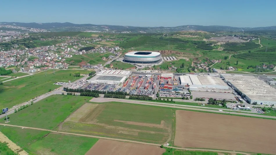 Kocaeli Stadyum Projesi Toplam 64.000 m² Çatı-Cephe Kaplama 